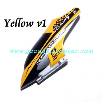 dfd-f101-f101a-f101b helicopter parts V1 head cover (yellow color) - Click Image to Close